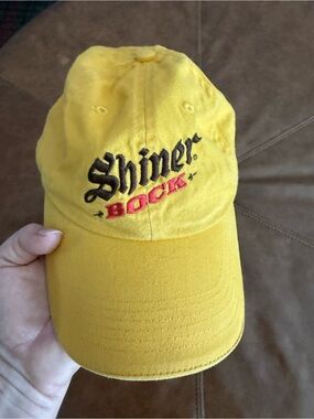 Shiner Bock Yellow Embroidered Baseball Cap